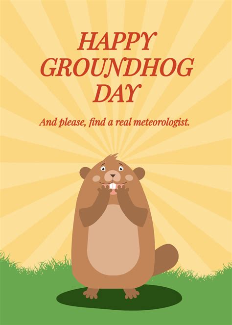 Free Groundhog Day Templates to Edit Online