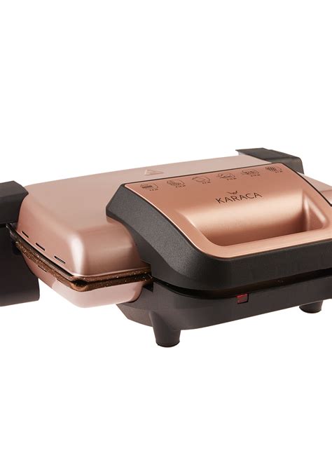 Karaca Rosegold Granite Grill and Toaster 2000W - Galeriamax