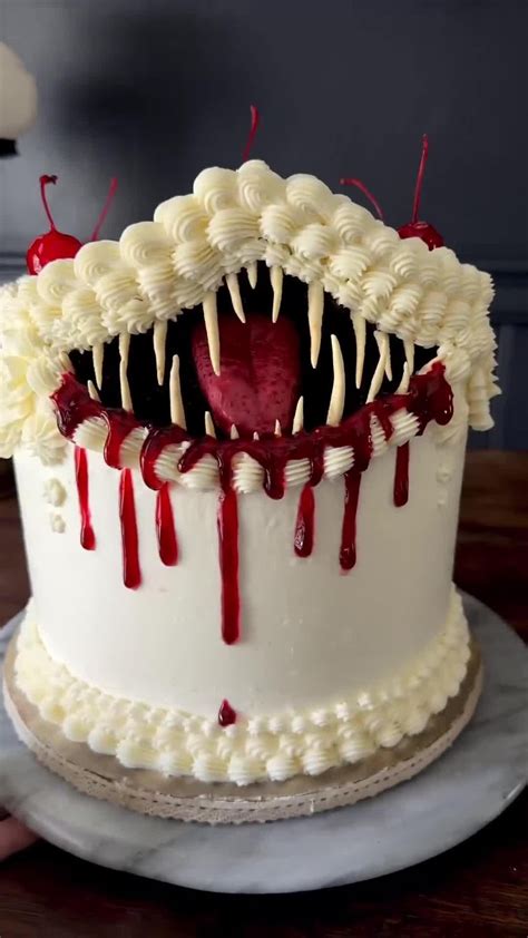 Pin by Kimberly Budgell on Disabilities | Scary cakes, Monster cake, Cute birthday cakes