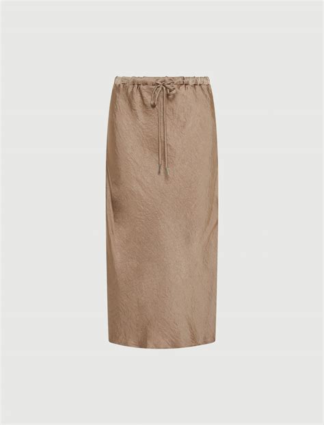Calf-length skirt, mud | Marella