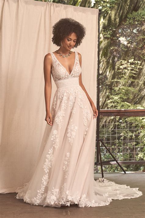 66291: Sparkle Tulle A-line Bridal Dress with Sequined Lace | Lillian West