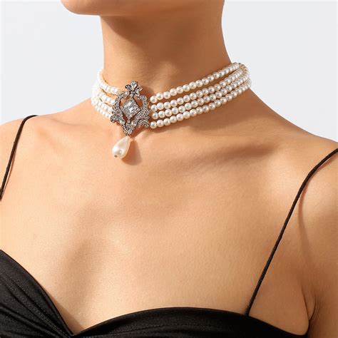 Vintage 1920s Gatsby Layered Faux Pearl Necklaces Imitation Pearl ...