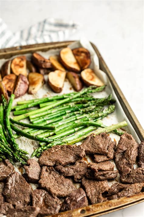 Easy Sheet Pan Steak Dinner - The Whole Cook