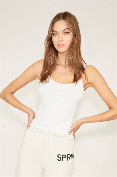 V NECK TANK WHITE - SPRWMN