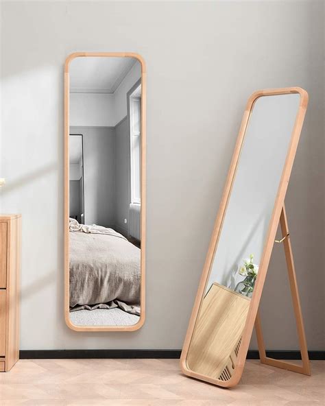 Natural Wood Floor Mirror – Flooring Site