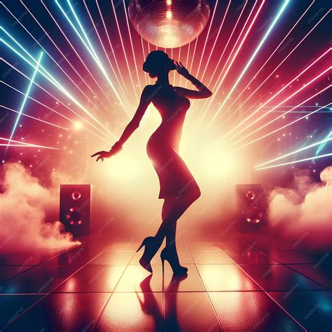 Premium Photo | Beautiful woman dancing in a nightclub