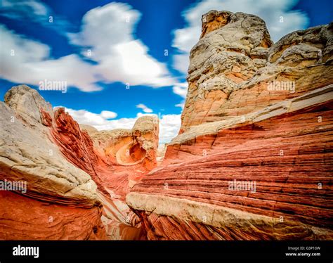Amazing scenery - White Pocket, Arizona Stock Photo - Alamy