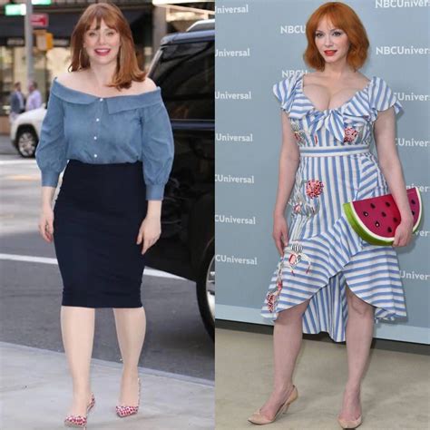 Thick milf redheads. Which one? Huge ass Bryce Dallas Howard or massive tits Christina Hendricks ...