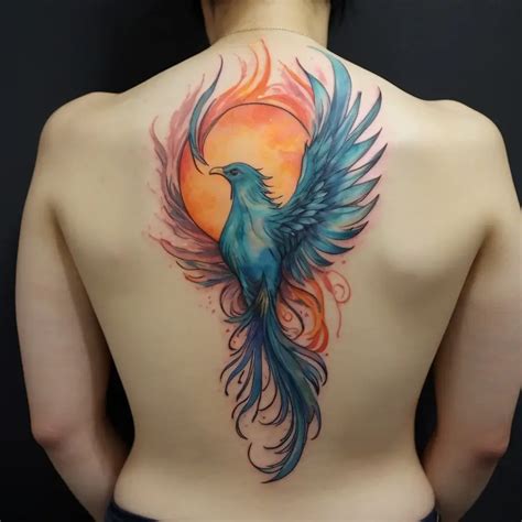 Phoenix Bird Tattoos: Meaning, Significance (100 Designs) - HBTat2