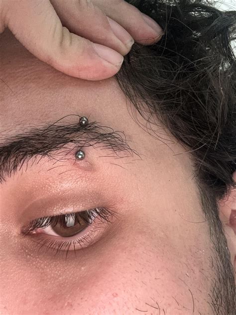 Infected Eyebrow Piercing : r/piercing