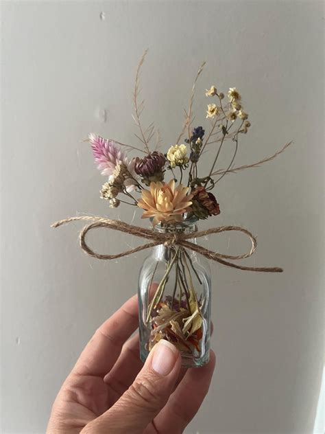 Dried Flowers in a Bud Vase - Etsy in 2025 | Flowers in jars, Dried ...