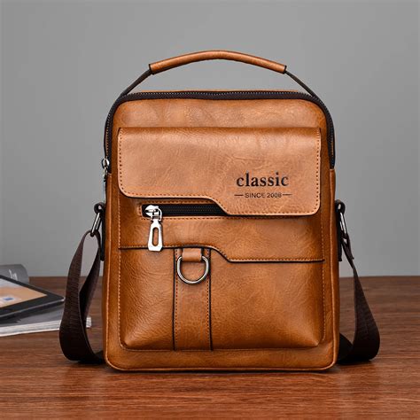 2024-New-Vintage-Men-Crossbody-Bag-Leather-Shoulder-Bag-For-Men ...