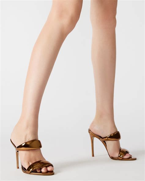 SATURN Bronze Stiletto Mule Women's Heel – Steve Madden