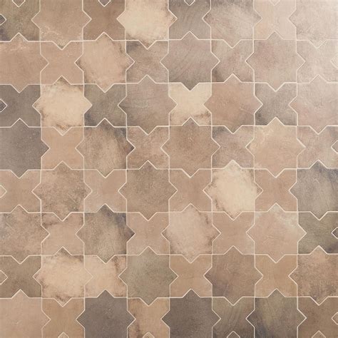 Malta Star & Cross Porcelain Tile Matte 6x6 | Star cross, Porcelain ...