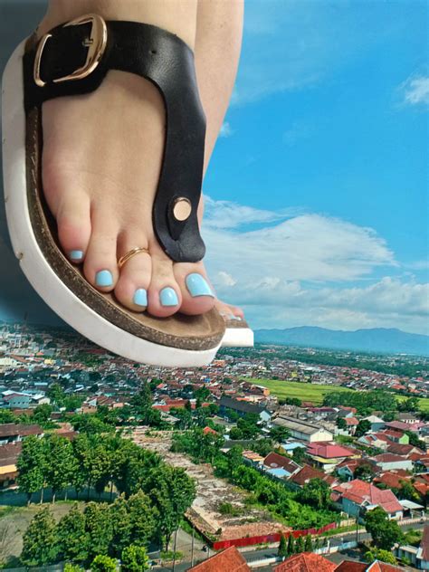 Giantess Jenna takes a step by JoshTheGiantessMaker on DeviantArt