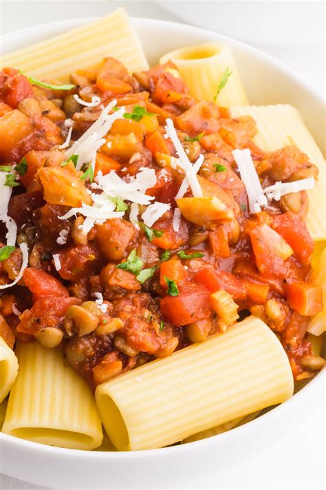 Easy Green Lentil Bolognese - Cozy & Comforting - Namely Marly