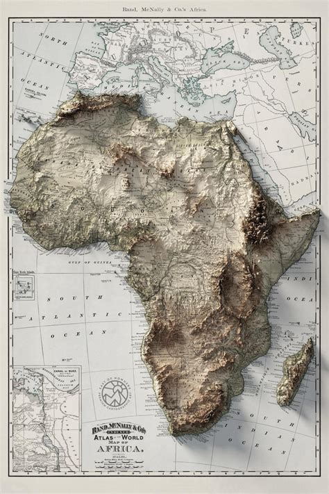 The Topography of Africa. by eastofnowhere ... - Maps on the Web