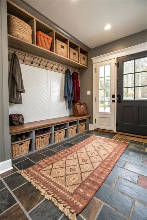 20+ Stylish Mudroom Floor Ideas You'll Love