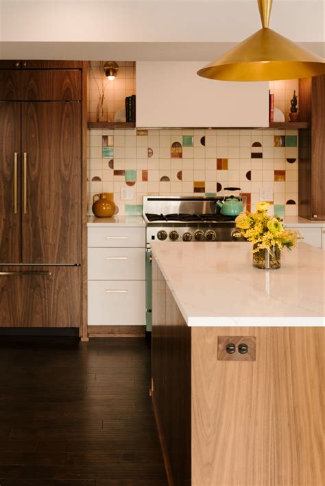 A Radiant Retro Backsplash | Handmade Midcentury Modern Kitchen ...