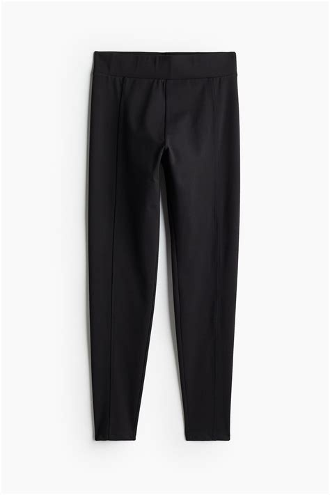 Women's Black Thick Leggings | H&M CA