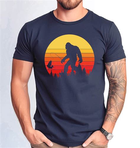 Bigfoot Fishing Shirt, Bassquatch Bigfoot Fishing Shirt, Bigfoot ...