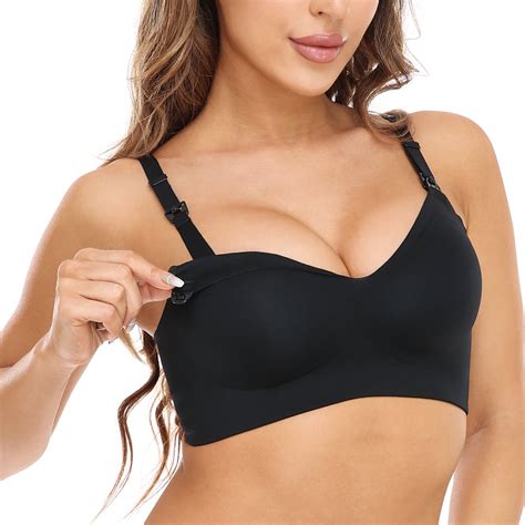 Momcozy Seamless Nursing Bra for Women (Choose Your Color & Size ...