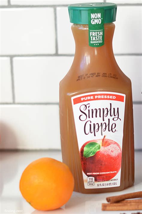 Apple Cider Mocktail (Non-Alcoholic Drink) - Finding Zest