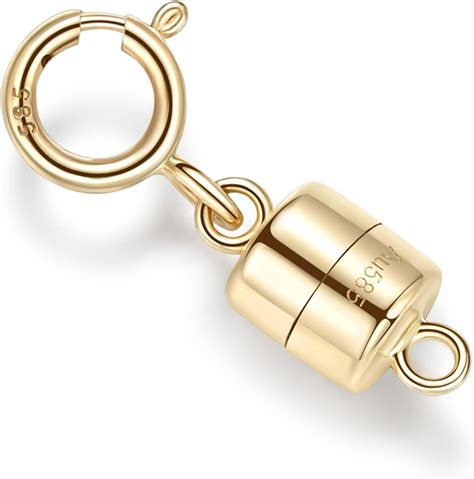 Amazon.com: Lulau 14K Solid Gold Magnetic Clasps and Closures for ...