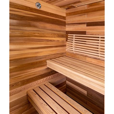 Saunacore Classic Style Full Glass Front Traditional Indoor Saunas ...