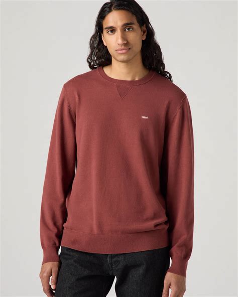 Lightweight Housemark Sweater - Red | Levi's® GB