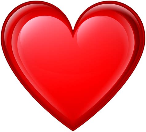 Heart Red PNG Transparent Clip Art Image
