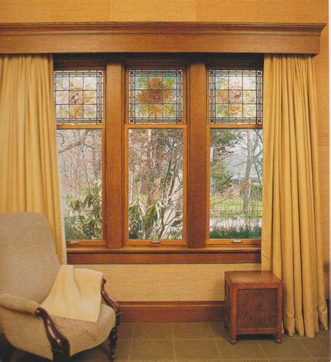 Curtains Craftsman Style House