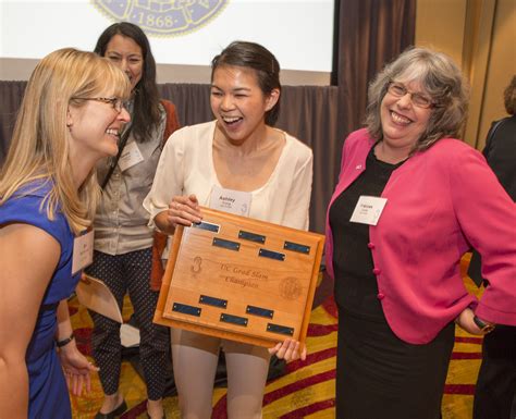 Photo Grid: Ashley Fong with plaque – UC Grad Slam – University of ...