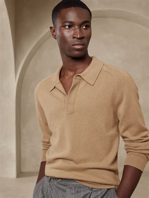 Viaggio Cashmere Sweater Polo | Banana Republic