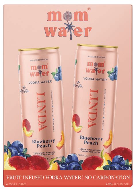 Linda - Blueberry Peach Vodka Water | Non-Carbonated Alcoholic Drink
