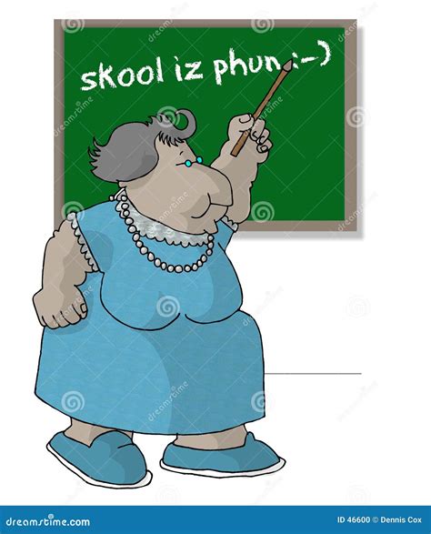 Misspelling stock illustration. Illustration of teacher - 46600