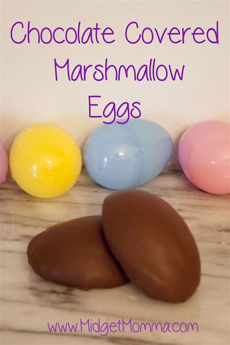 Homemade Chocolate Covered Marshmallow Eggs | Recipe | Marshmallow eggs ...