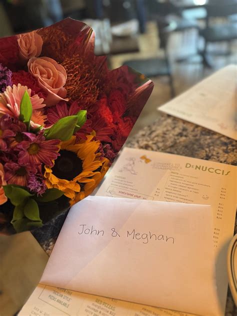 Menu at DeNucci's restaurant, Chicago