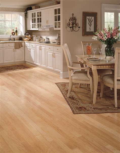 Natural Maple Kitchen With Hardwood Floors