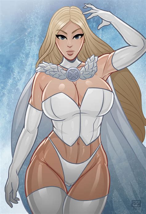 Emma Frost - Pin-Up by Monolithic-Sloth on DeviantArt
