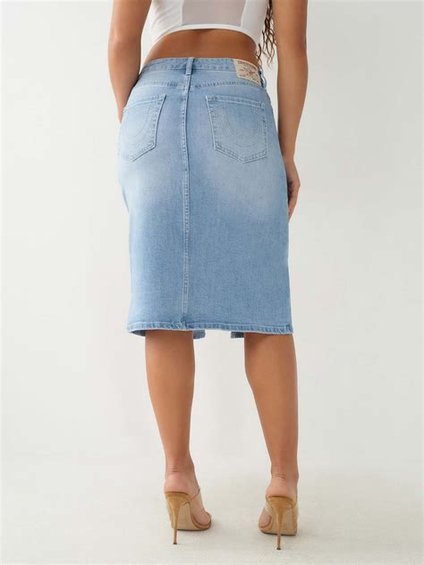 MIDI DENIM SKIRT