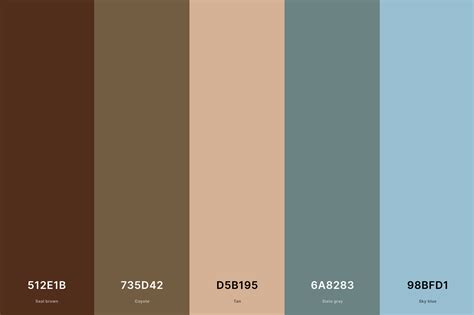 20 Brown Color Palettes to Inspire Your Next Project