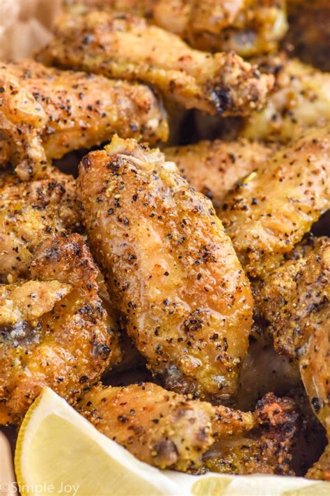 Easy Lemon Pepper Wings - Simple Joy
