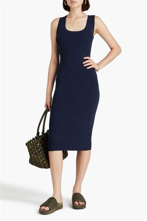 THEORY Ribbed-knit midi dress | THE OUTNET