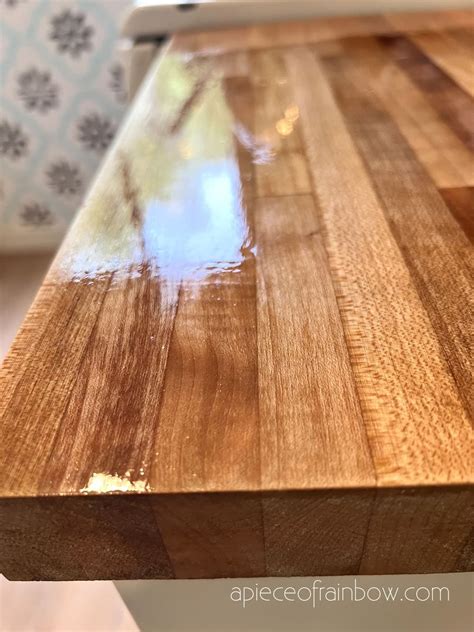 How to finish butcher block countertop seal oil or epoxy – Artofit