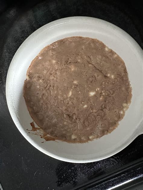 Me pretending low-fat cottage cheese, water, oat fiber, powdered almond ...