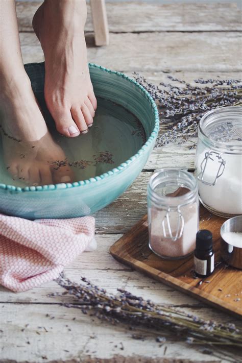 lavender foot soak - hot for food | Foot soak, Foot soak recipe, Feet care