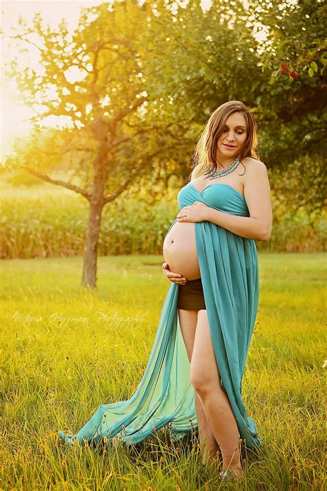 Envsoll Maternity Dress Long Dress For Pregnant Women Maternity ...