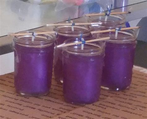 8 OUNCE MASON JAR CANDLES PURE SOY WAX SET OF 2