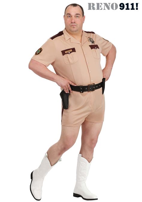 Men's Plus Size Reno 911 Lt Dangle Costume | TV Show Costumes